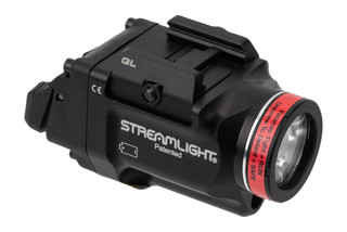 Streamlight TLR-8 SubCompact Weapon Light With Red Laser for GLOCK 43X/48 MOS has an aluminum body